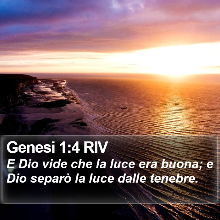 Genesi 1:4 RIV Bible Study