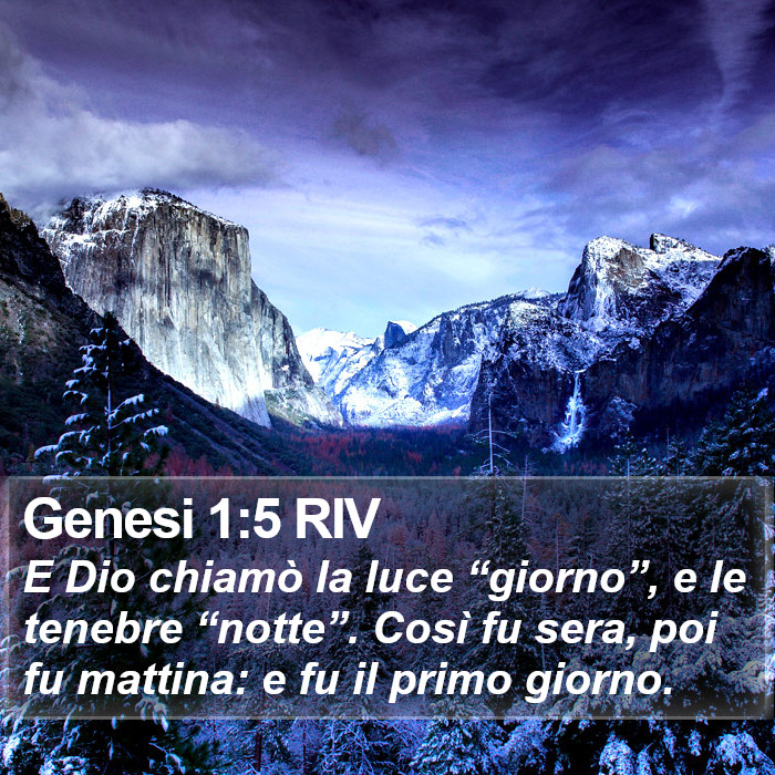 Genesi 1:5 RIV Bible Study