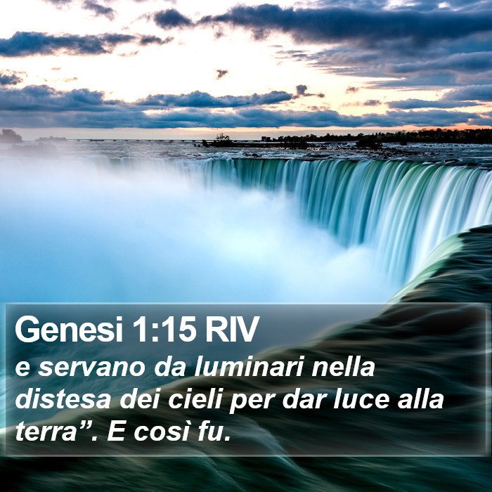 Genesi 1:15 RIV Bible Study