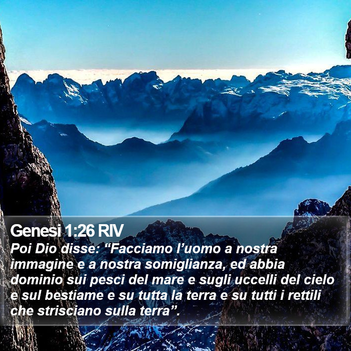 Genesi 1:26 RIV Bible Study