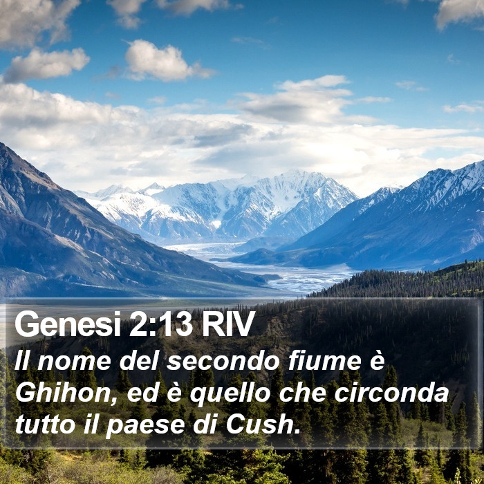 Genesi 2:13 RIV Bible Study