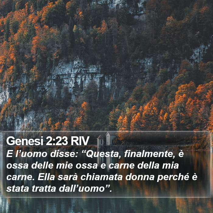 Genesi 2:23 RIV Bible Study