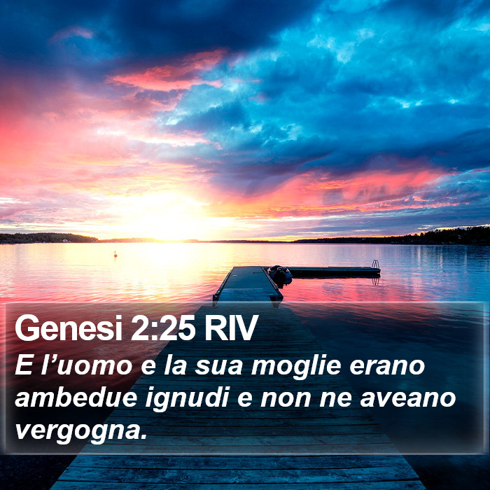 Genesi 2:25 RIV Bible Study