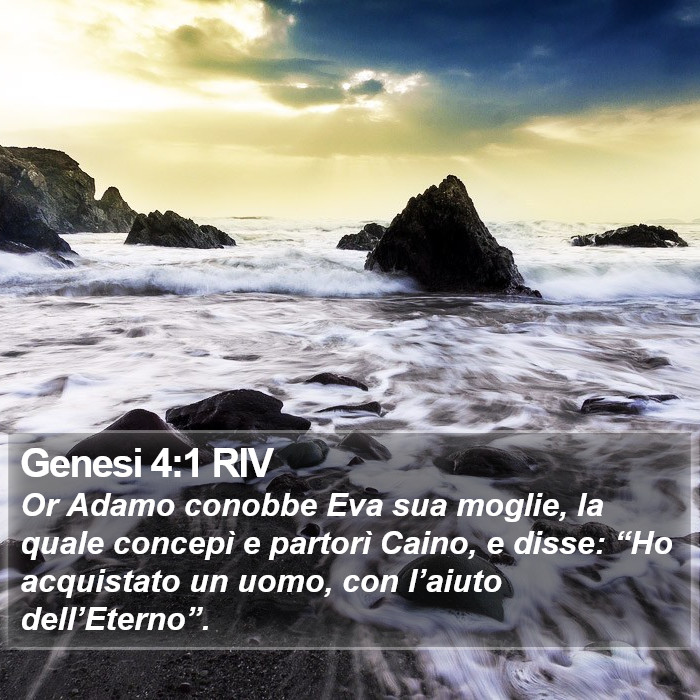 Genesi 4:1 RIV Bible Study