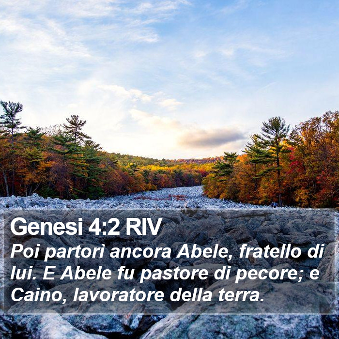 Genesi 4:2 RIV Bible Study