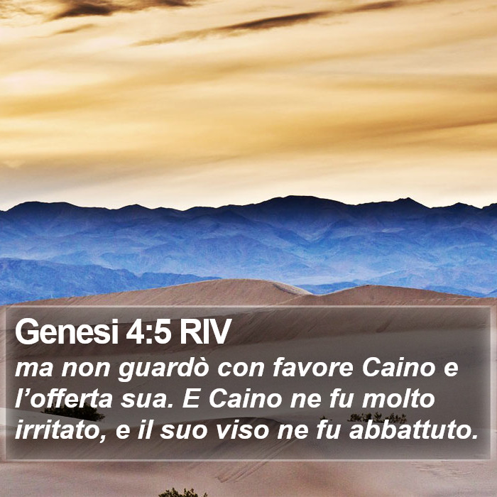 Genesi 4:5 RIV Bible Study