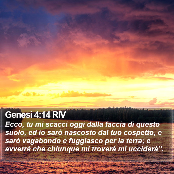 Genesi 4:14 RIV Bible Study