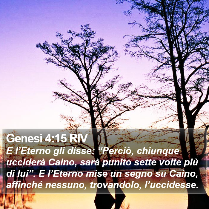 Genesi 4:15 RIV Bible Study