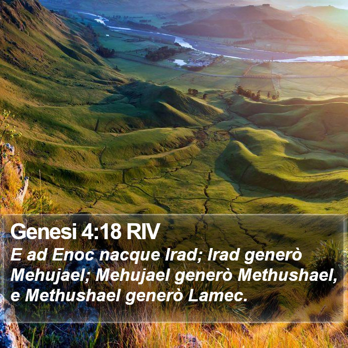 Genesi 4:18 RIV Bible Study