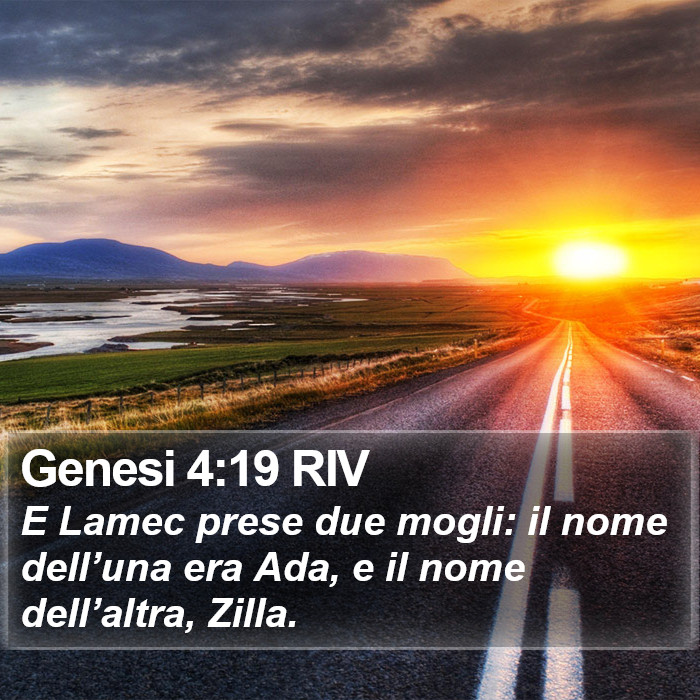 Genesi 4:19 RIV Bible Study