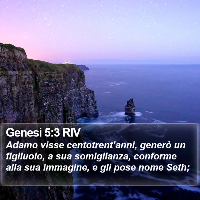 Genesi 5:3 RIV Bible Study