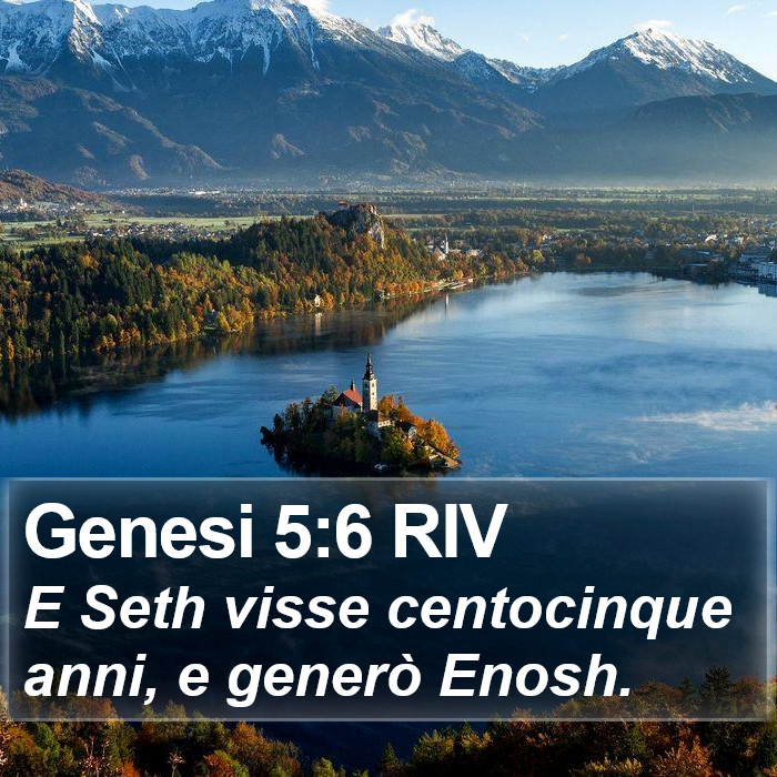 Genesi 5:6 RIV Bible Study