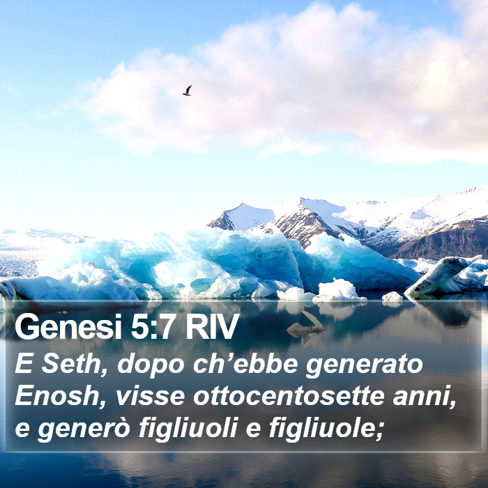 Genesi 5:7 RIV Bible Study