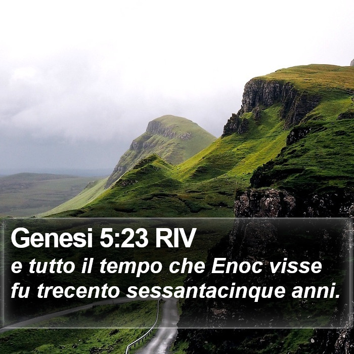Genesi 5:23 RIV Bible Study