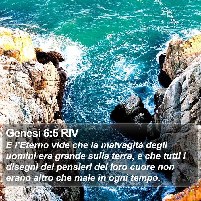 Genesi 6:5 RIV Bible Study