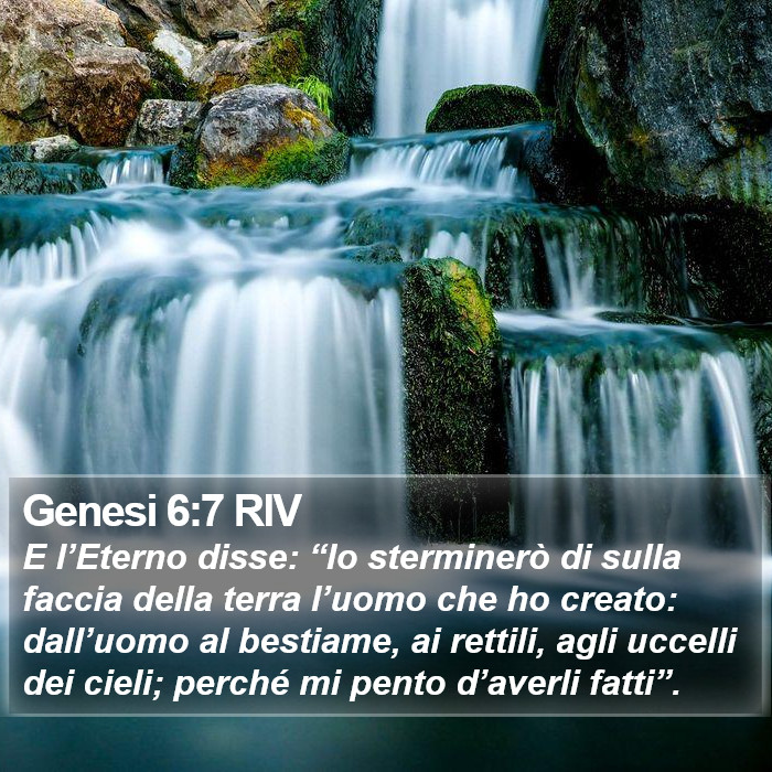 Genesi 6:7 RIV Bible Study