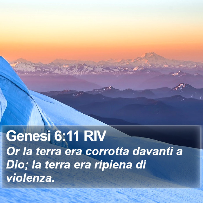 Genesi 6:11 RIV Bible Study