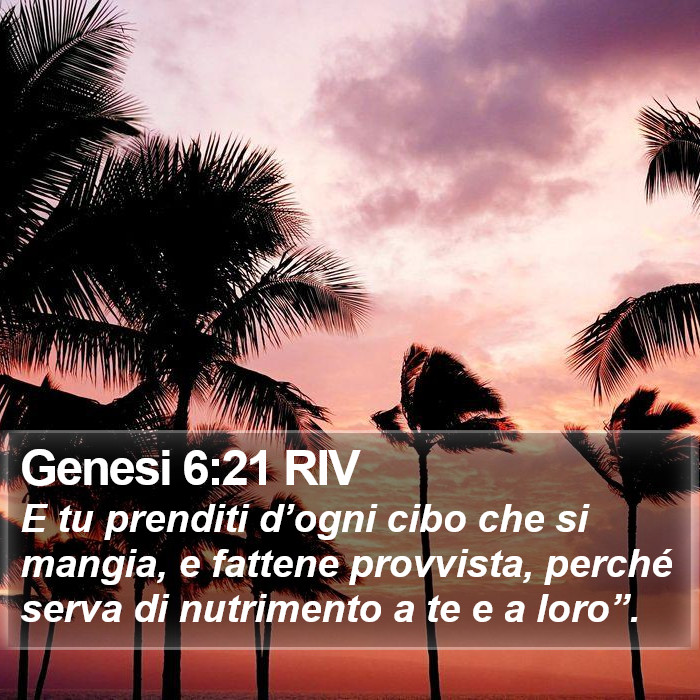 Genesi 6:21 RIV Bible Study