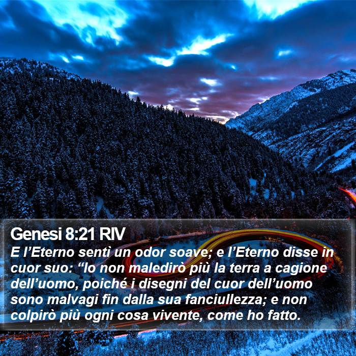 Genesi 8:21 RIV Bible Study