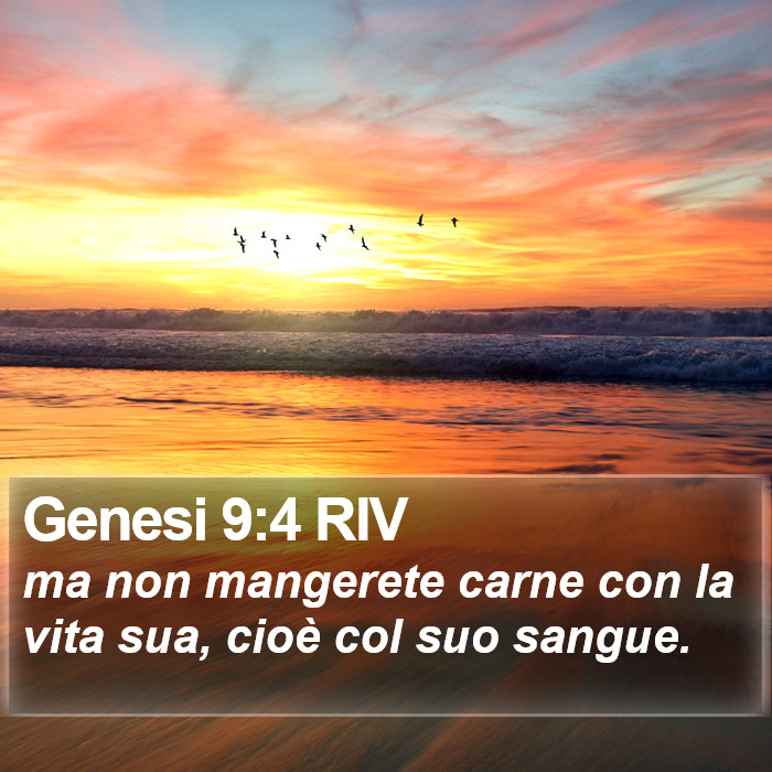 Genesi 9:4 RIV Bible Study