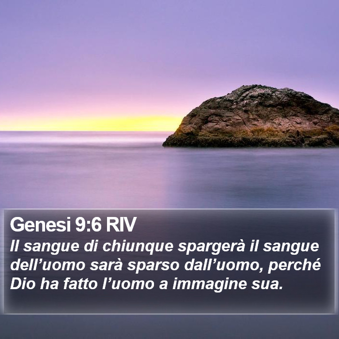 Genesi 9:6 RIV Bible Study