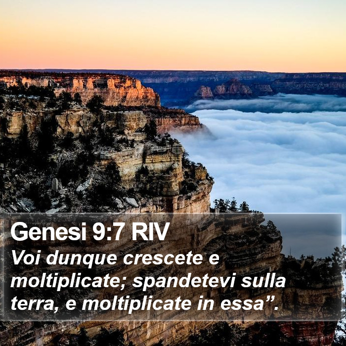 Genesi 9:7 RIV Bible Study
