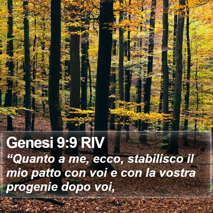 Genesi 9:9 RIV Bible Study