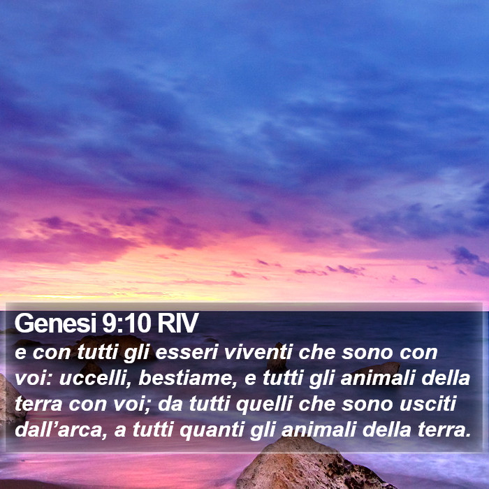 Genesi 9:10 RIV Bible Study