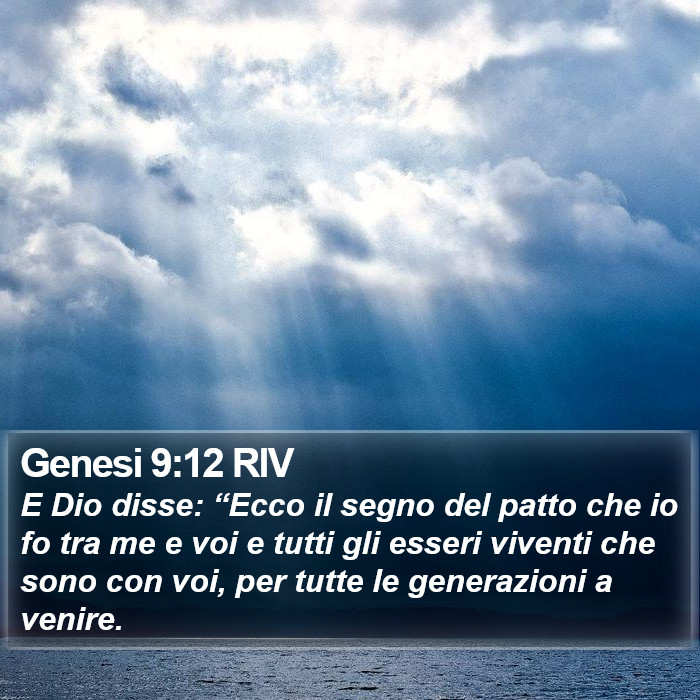 Genesi 9:12 RIV Bible Study