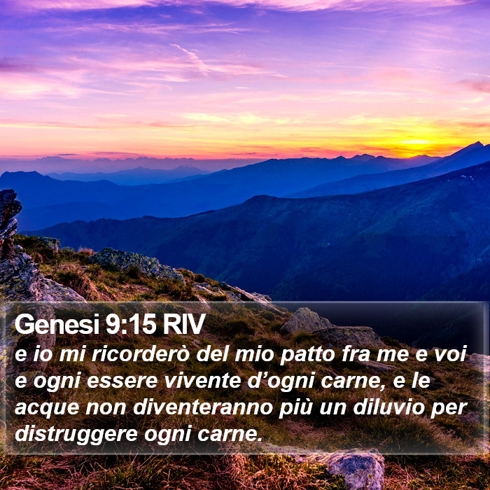 Genesi 9:15 RIV Bible Study