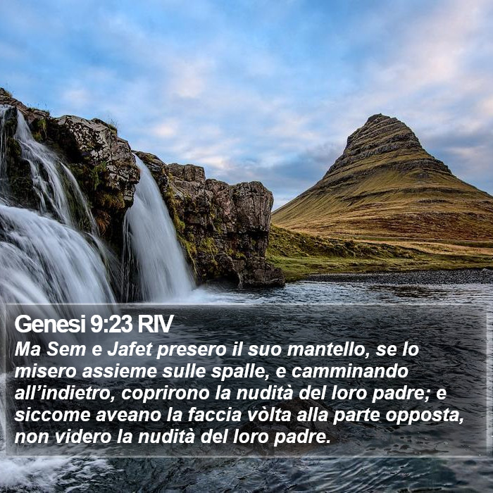 Genesi 9:23 RIV Bible Study