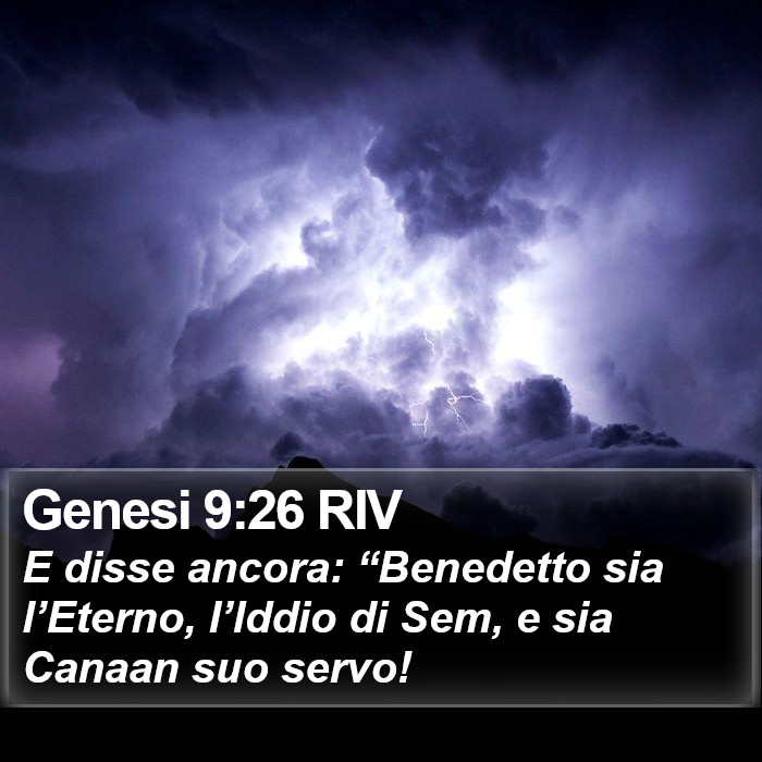 Genesi 9:26 RIV Bible Study