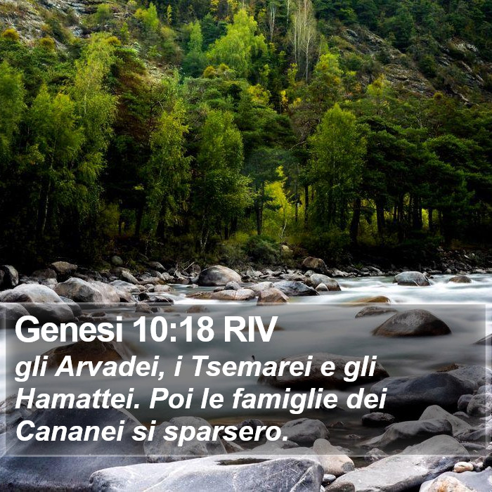 Genesi 10:18 RIV Bible Study