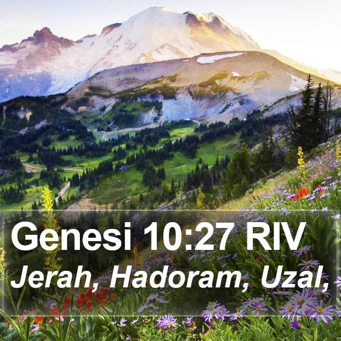 Genesi 10:27 RIV Bible Study