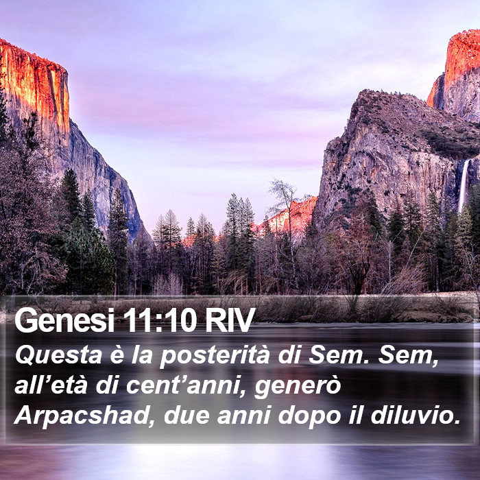 Genesi 11:10 RIV Bible Study