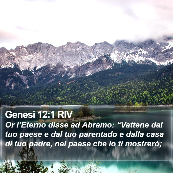 Genesi 12:1 RIV Bible Study