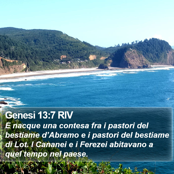 Genesi 13:7 RIV Bible Study