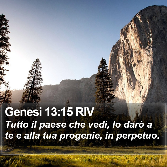 Genesi 13:15 RIV Bible Study