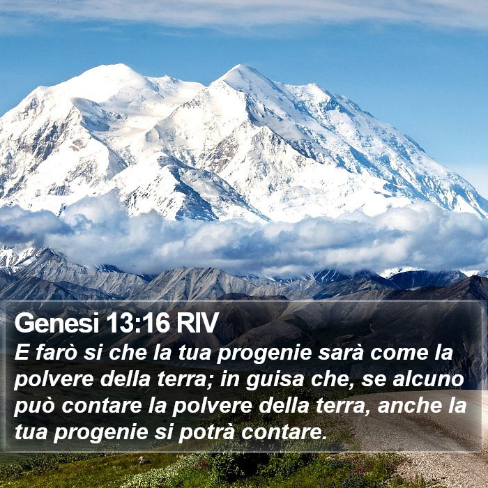 Genesi 13:16 RIV Bible Study