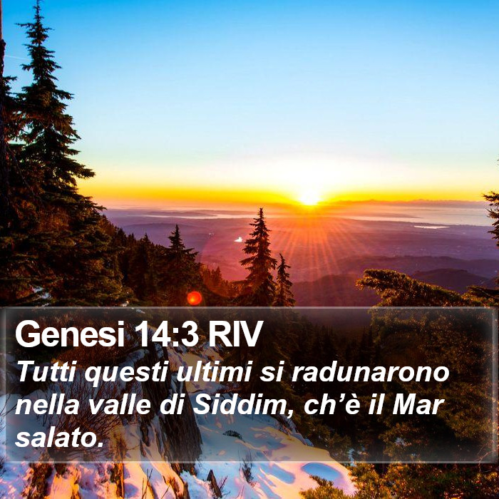 Genesi 14:3 RIV Bible Study