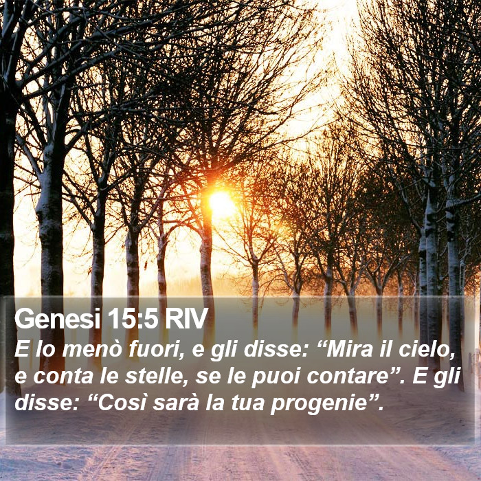Genesi 15:5 RIV Bible Study