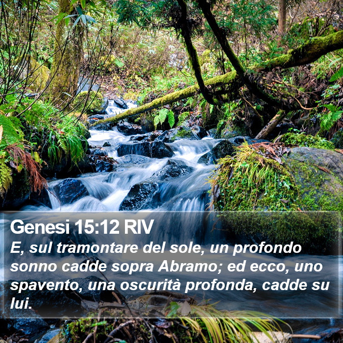 Genesi 15:12 RIV Bible Study
