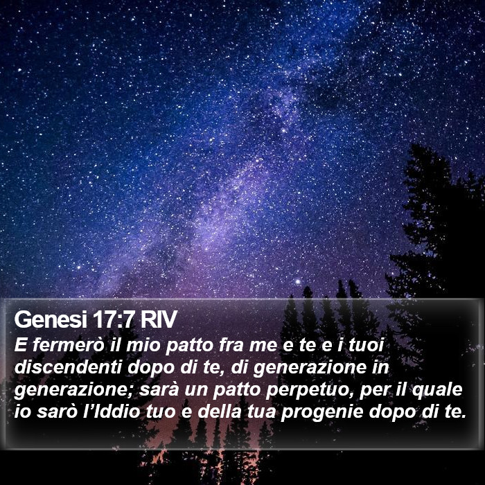 Genesi 17:7 RIV Bible Study