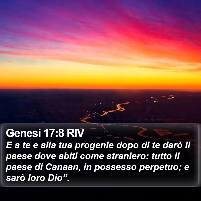 Genesi 17:8 RIV Bible Study