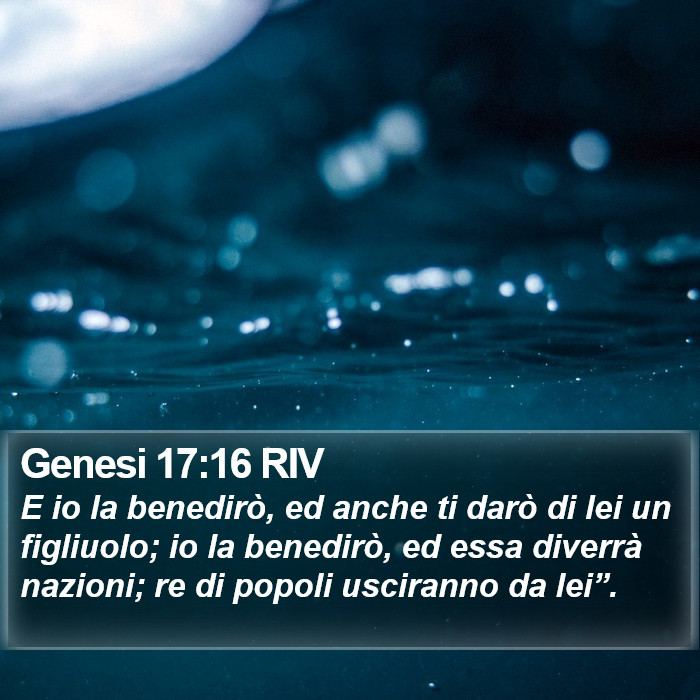 Genesi 17:16 RIV Bible Study