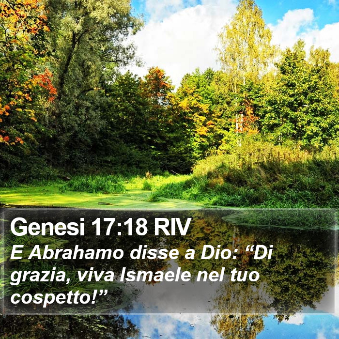 Genesi 17:18 RIV Bible Study