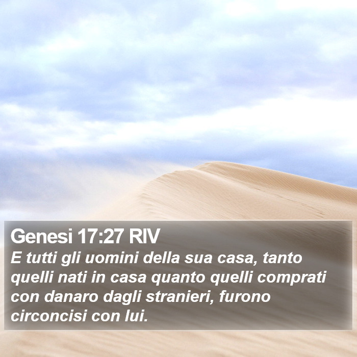 Genesi 17:27 RIV Bible Study