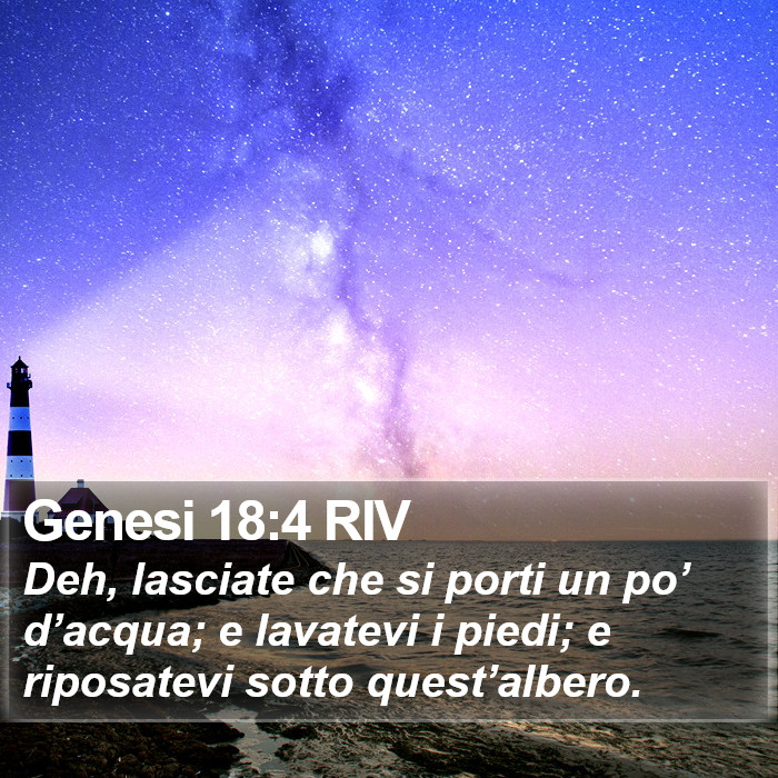 Genesi 18:4 RIV Bible Study