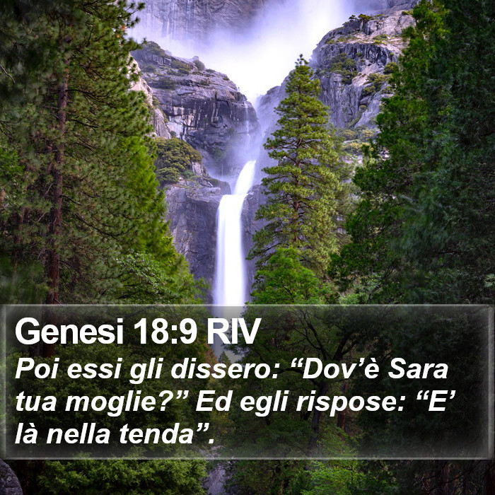 Genesi 18:9 RIV Bible Study