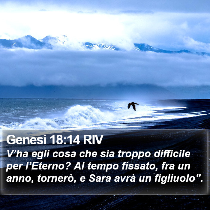 Genesi 18:14 RIV Bible Study